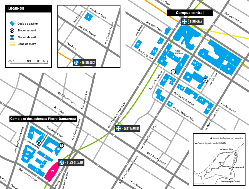 Map UQAM